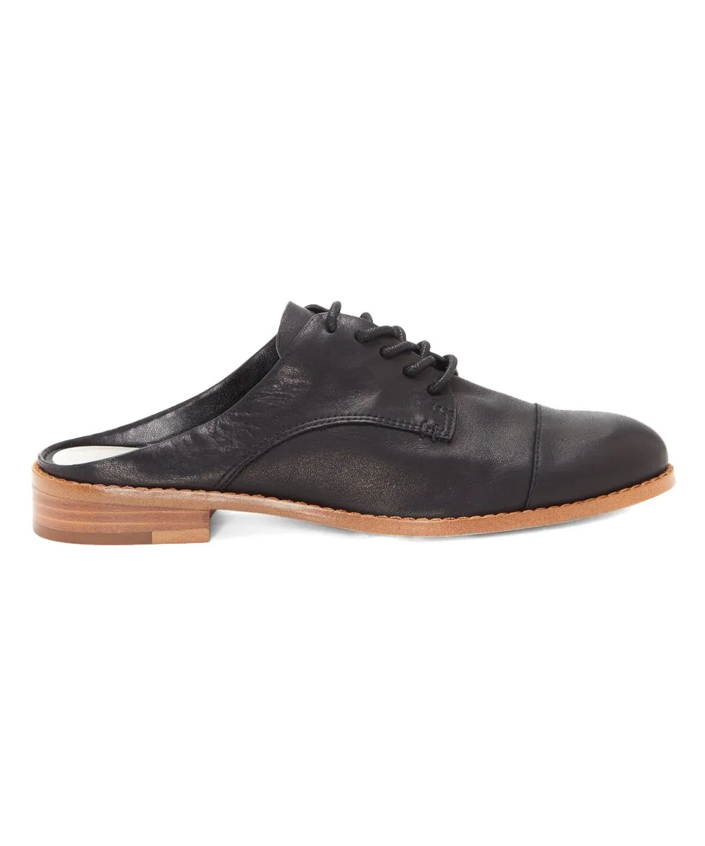 1. State By Vince Camuto Black Leather Mules- 8.5