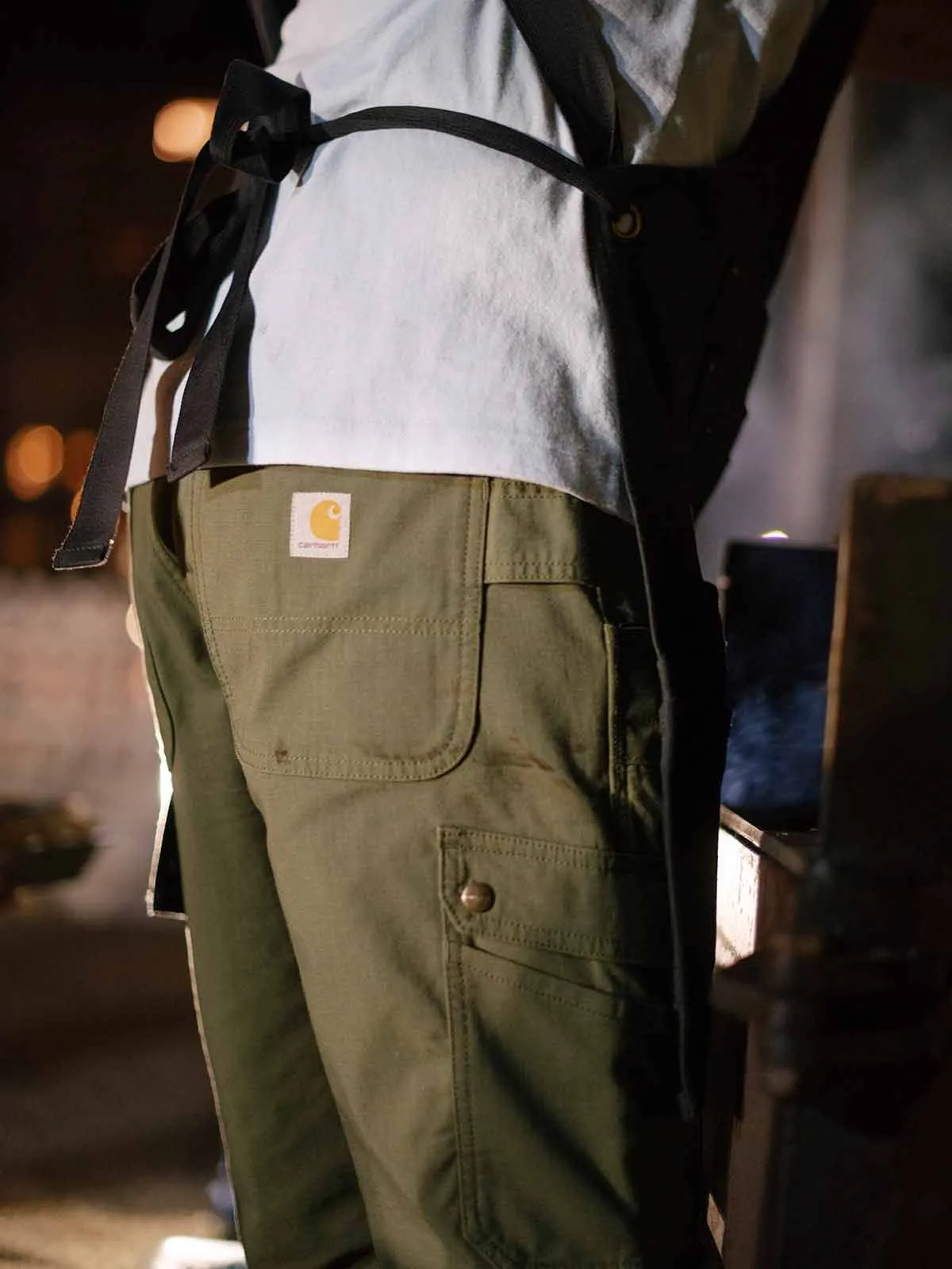 105461&#x20;Work&#x20;Trousers&#x20;Cargo&#x20;Ripstop&#x20;Carhartt&#x20;-&#x20;Basil&#x20;-&#x20;W34&#x2F;L32