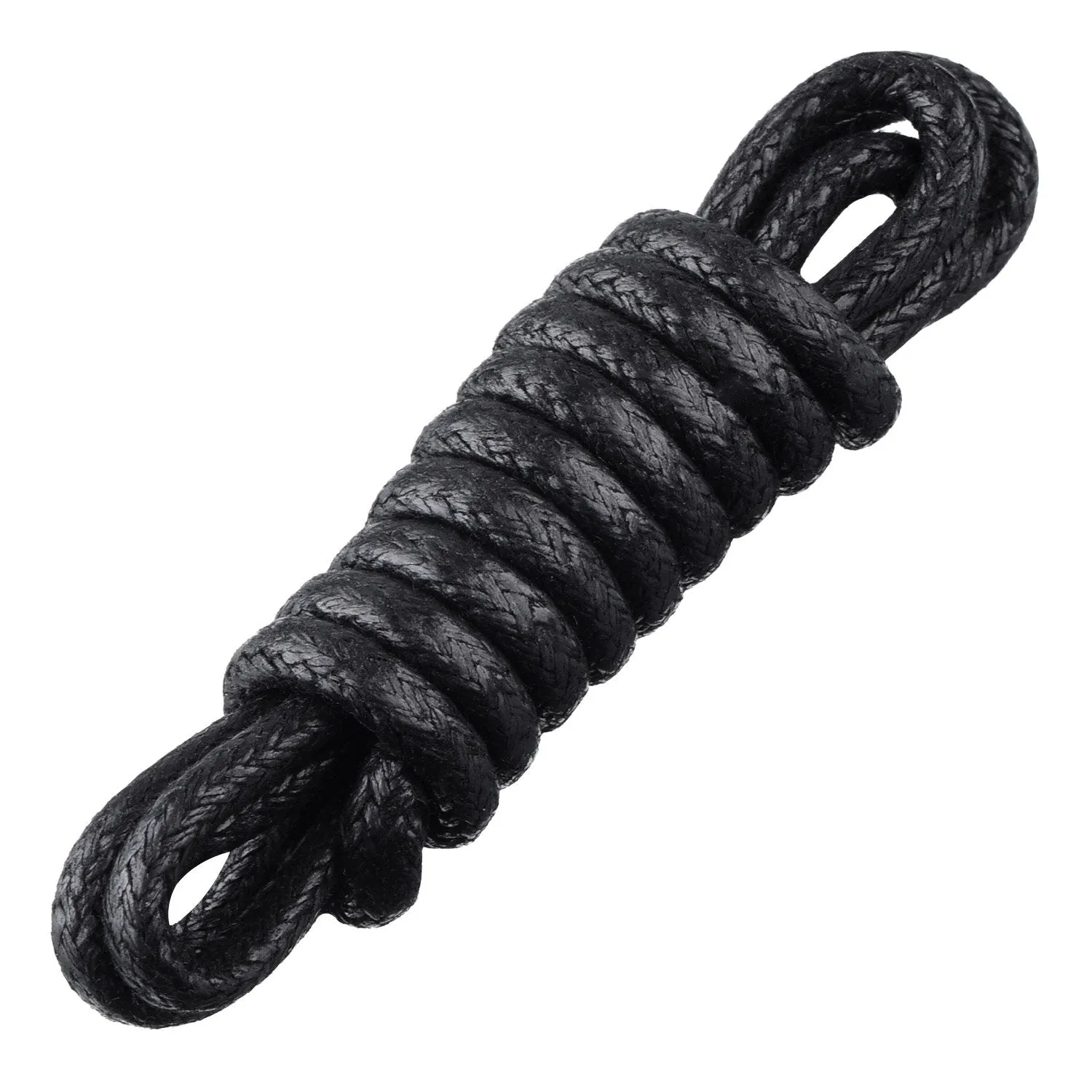 3 Pairs Shoelaces Round Waxed Shoe Laces 80 cm Dress Shoelaces for Men and Women's Casual and Dress Shoes (Black)