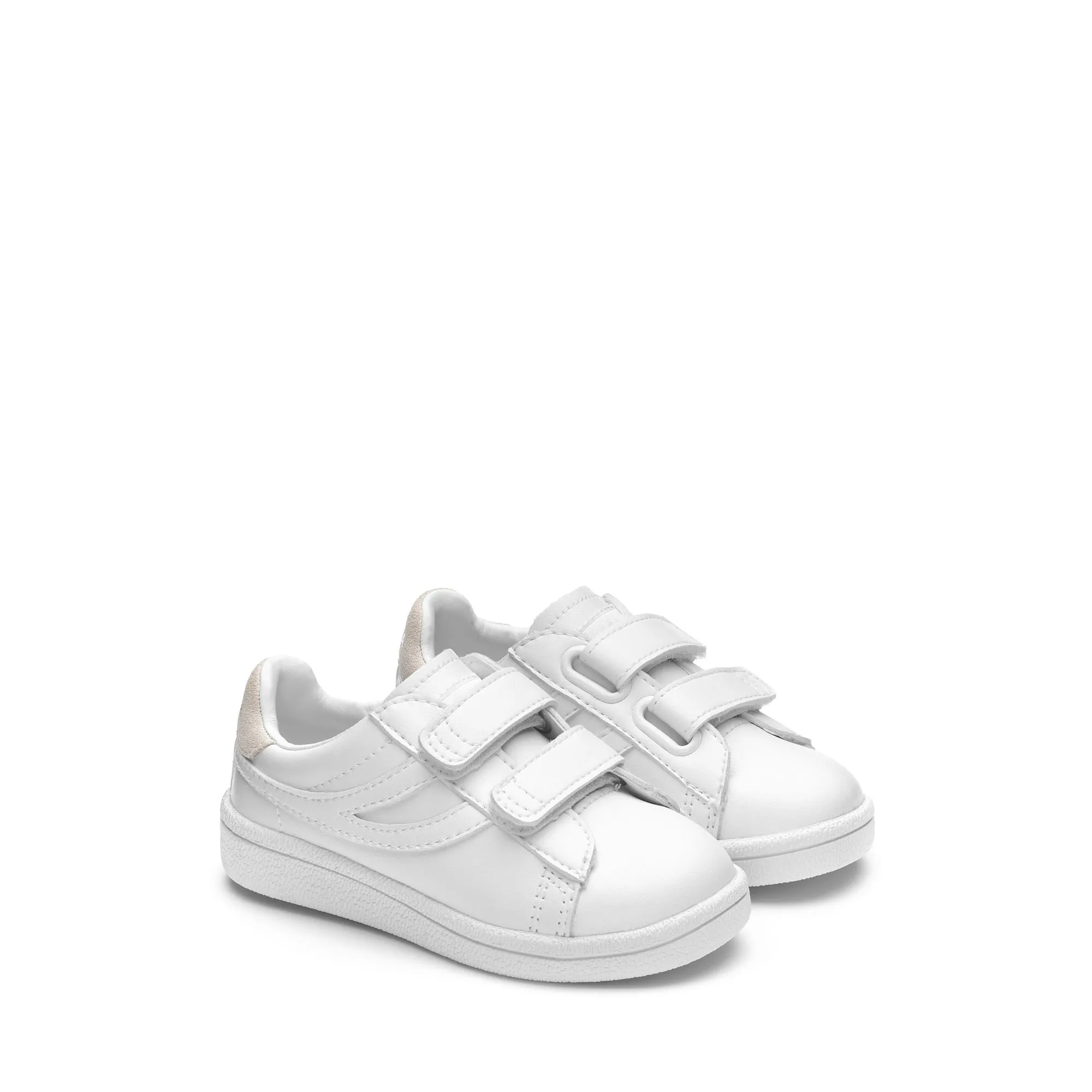 4832 KIDS STRAPS MATCH - Sneakers - Low Cut - Kid unisex - TOTAL WHITE