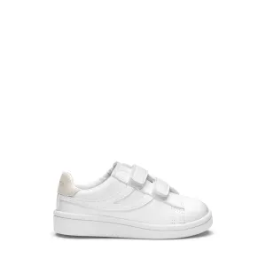 4832 KIDS STRAPS MATCH - Sneakers - Low Cut - Kid unisex - TOTAL WHITE