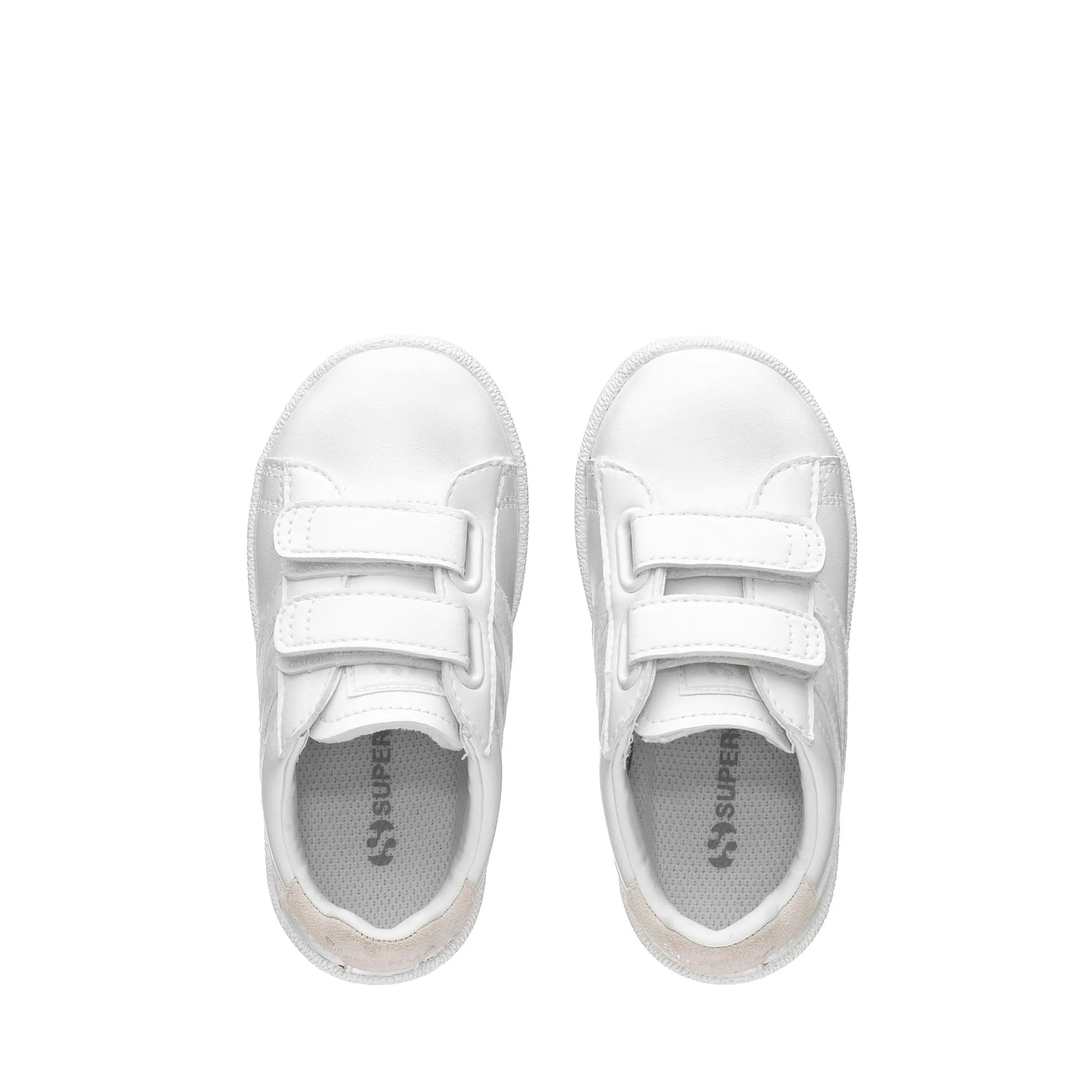 4832 KIDS STRAPS MATCH - Sneakers - Low Cut - Kid unisex - TOTAL WHITE