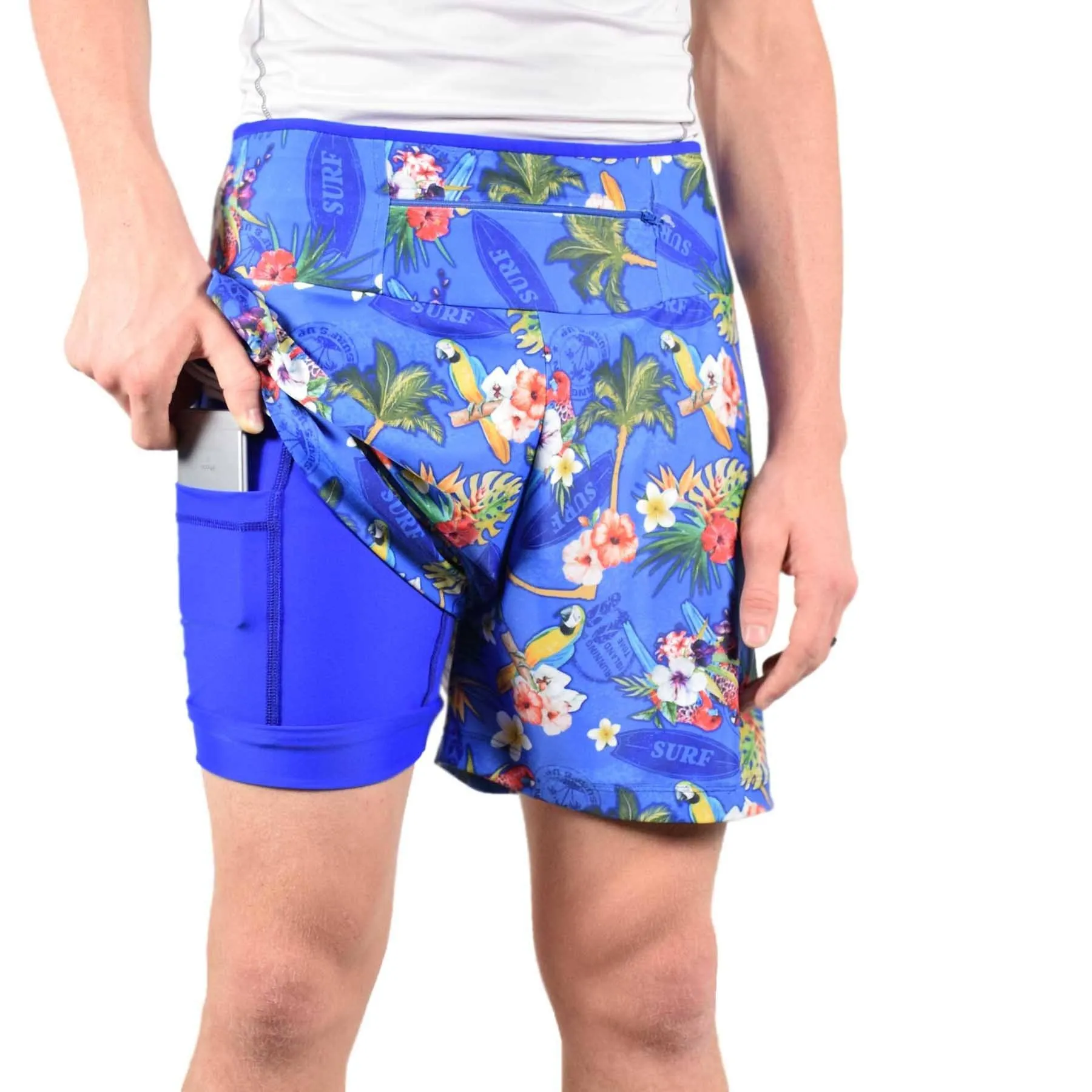 5 O'Clock Slim Men's Athletic Shorts 2.0- Long Length**