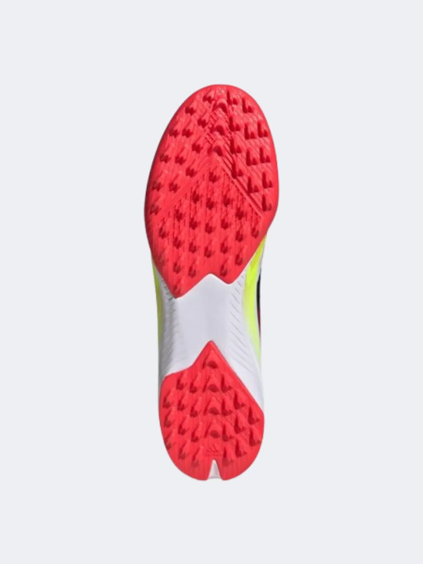 Adidas F 50 League Tf Men Football Shoes White/Black/Yellow