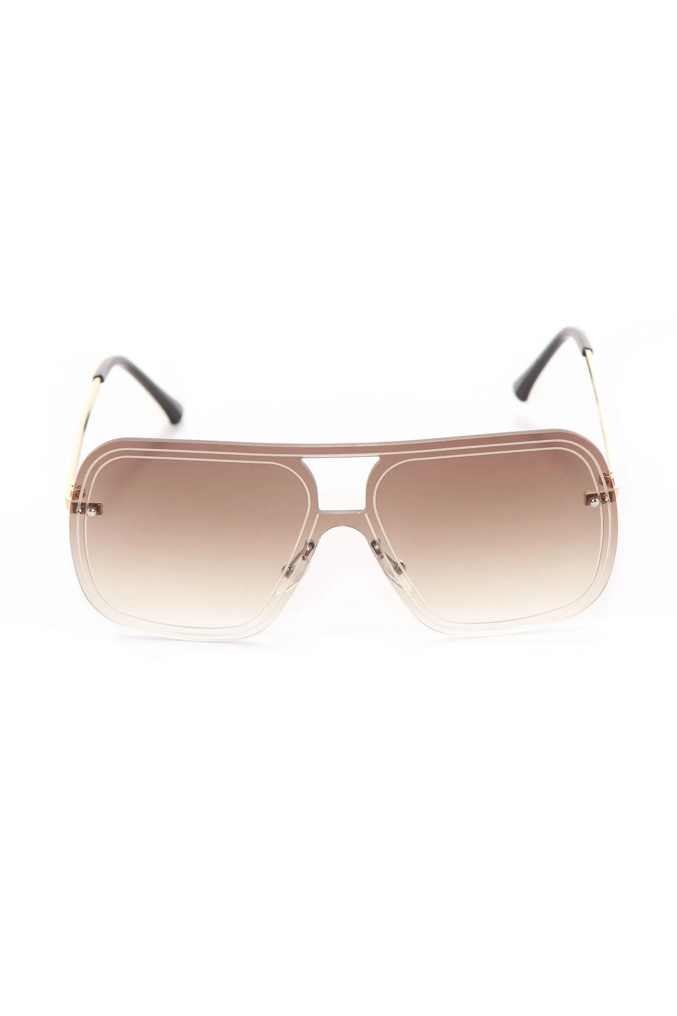 Ain't Going Anywhere Sunglasses - Brown