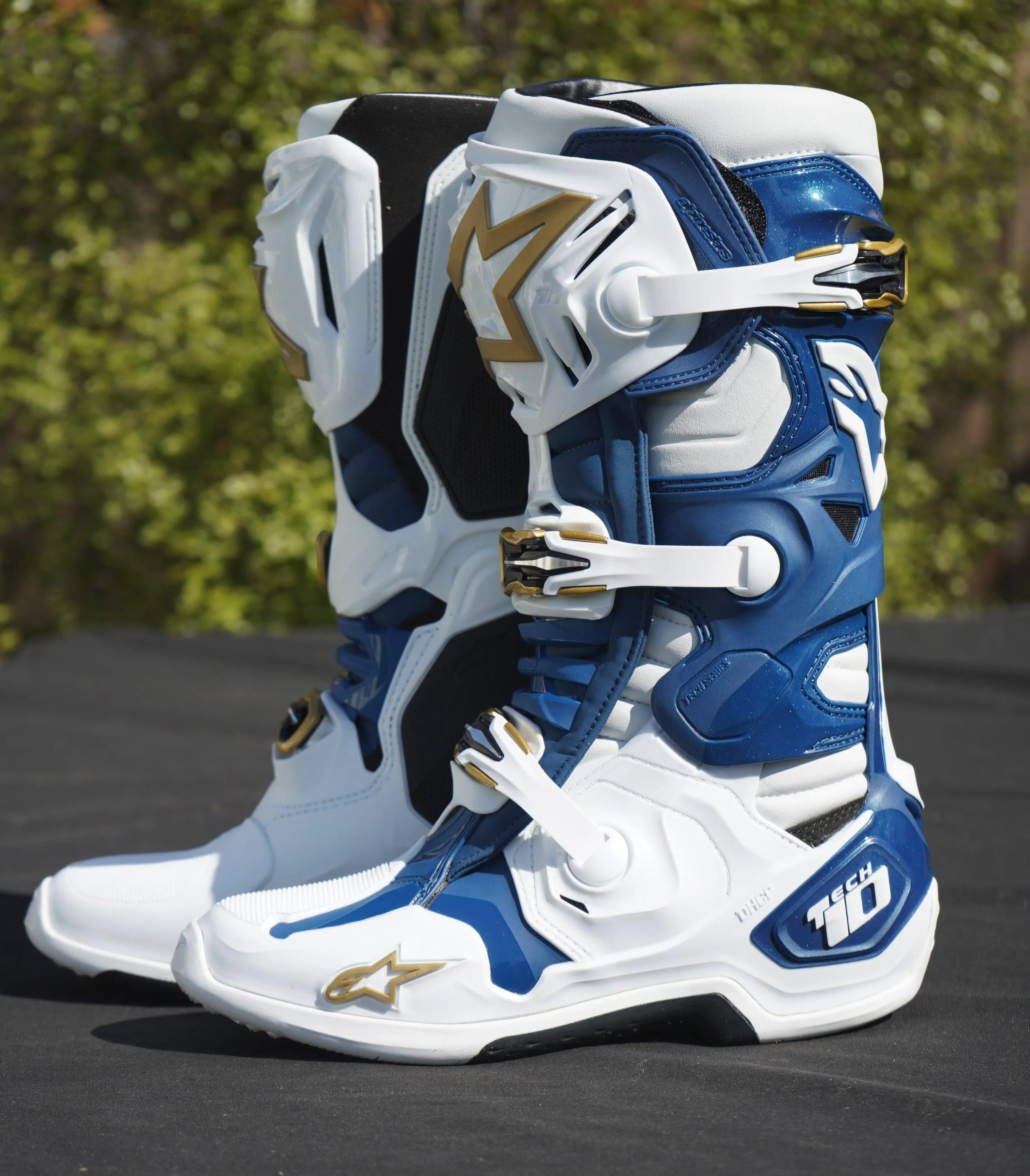 Alpinestars Tech 10 Limited Edition Boots - Dress Whites Tropical