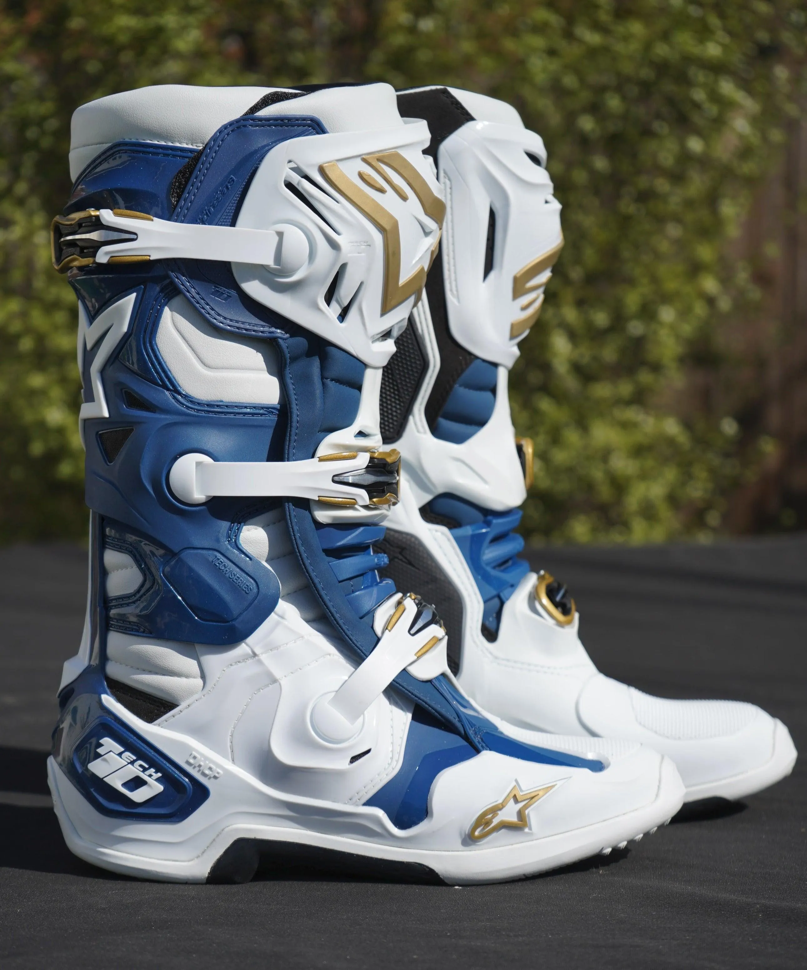 Alpinestars Tech 10 Limited Edition Boots - Dress Whites Tropical