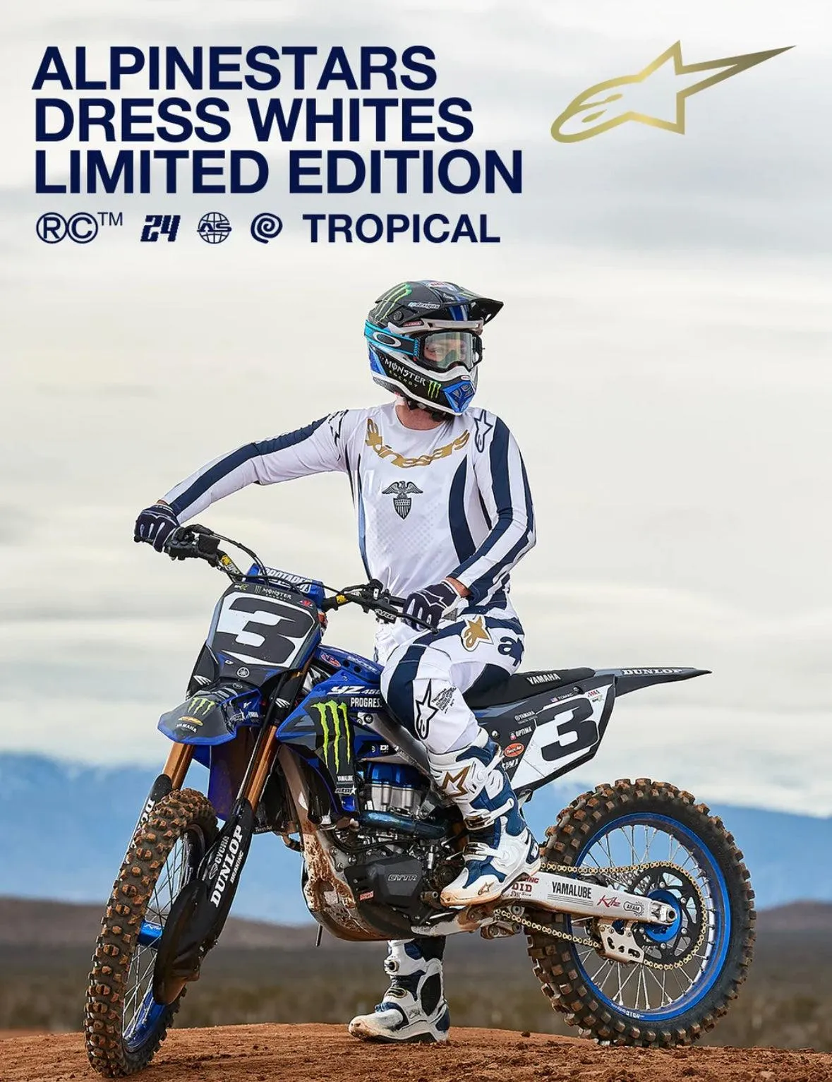 Alpinestars Tech 10 Limited Edition Boots - Dress Whites Tropical