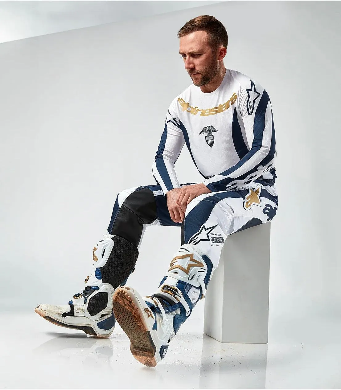 Alpinestars Tech 10 Limited Edition Boots - Dress Whites Tropical