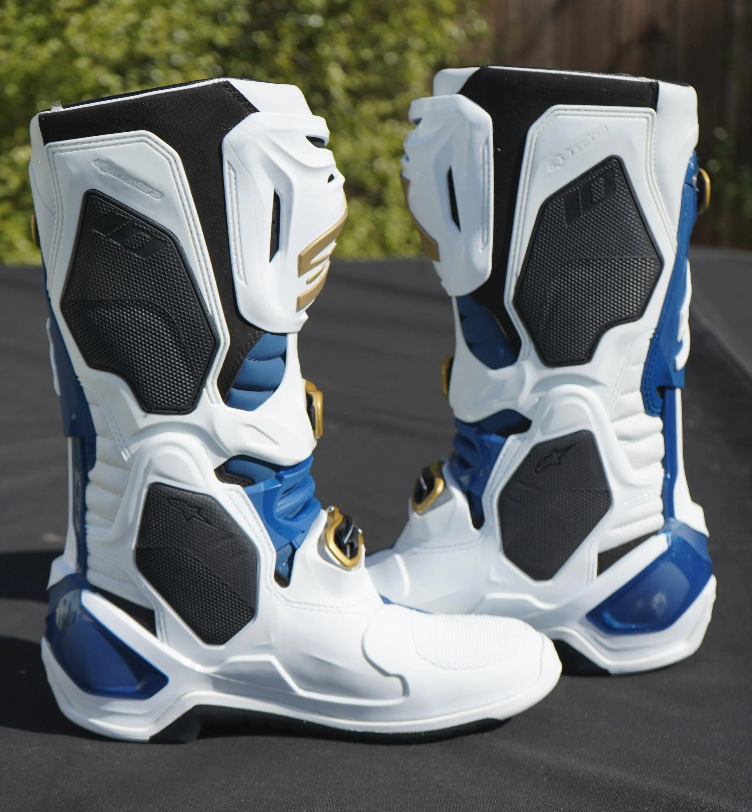 Alpinestars Tech 10 Limited Edition Boots - Dress Whites Tropical