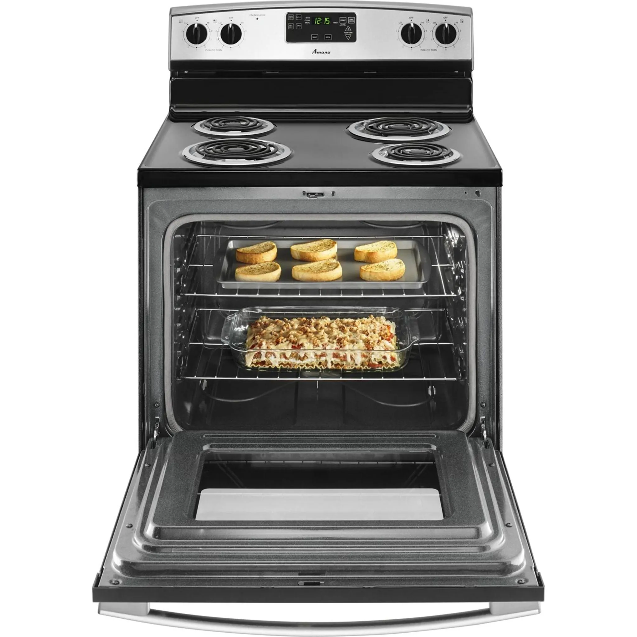 Amana 30" Electric Range (YAER6303MFW) - White