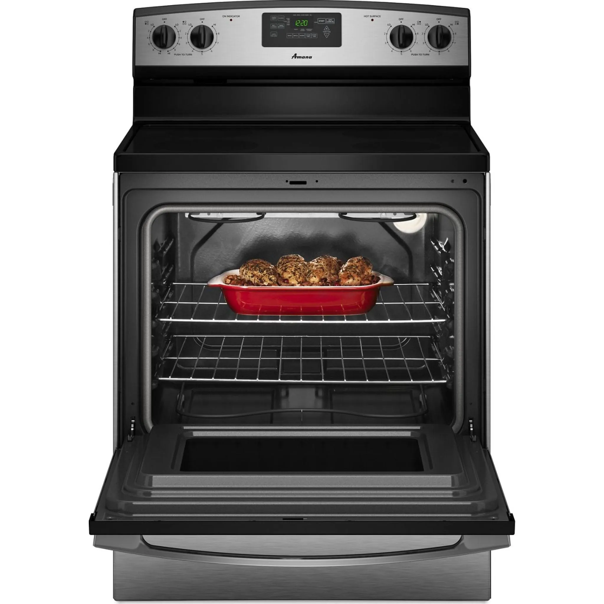 Amana 30" Electric Range (YAER6303MFW) - White