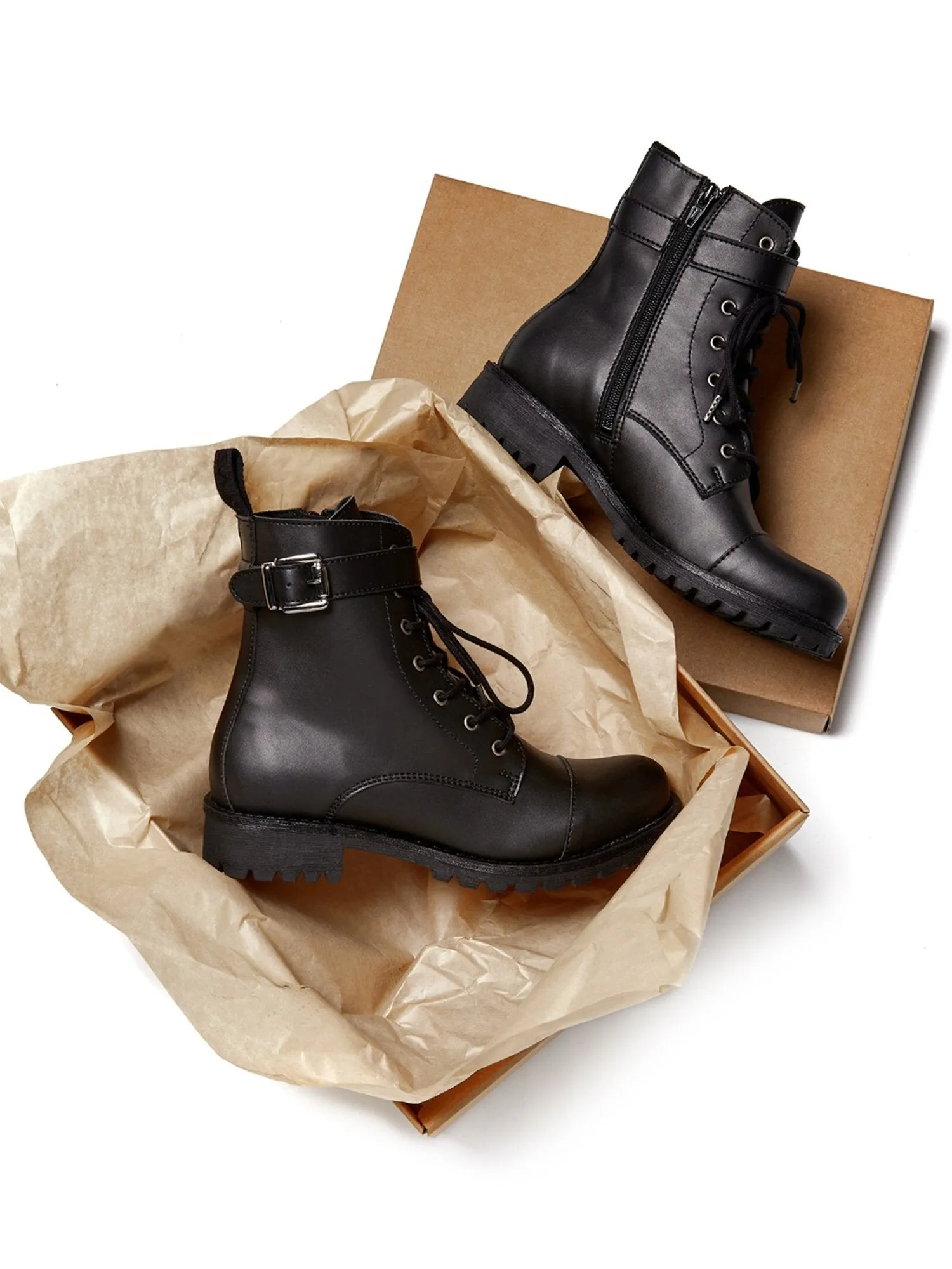 Arbeitsstiefel mit Schnallen