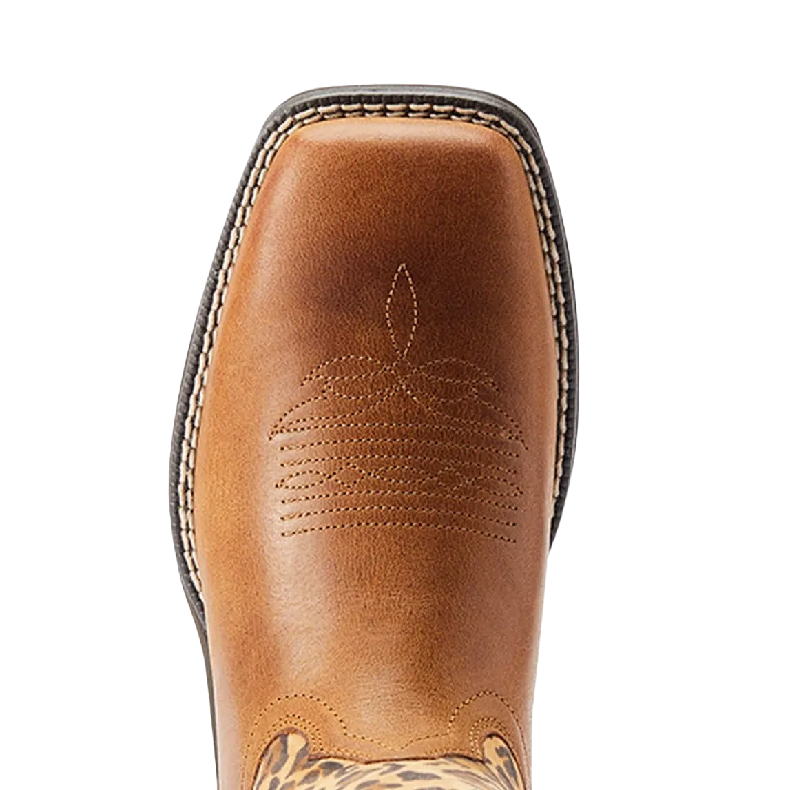 Ariat Ladies Anthem Savanna Tortuga & Leopard Print Tan Boots 10044410