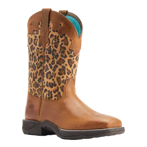 Ariat Ladies Anthem Savanna Tortuga & Leopard Print Tan Boots 10044410