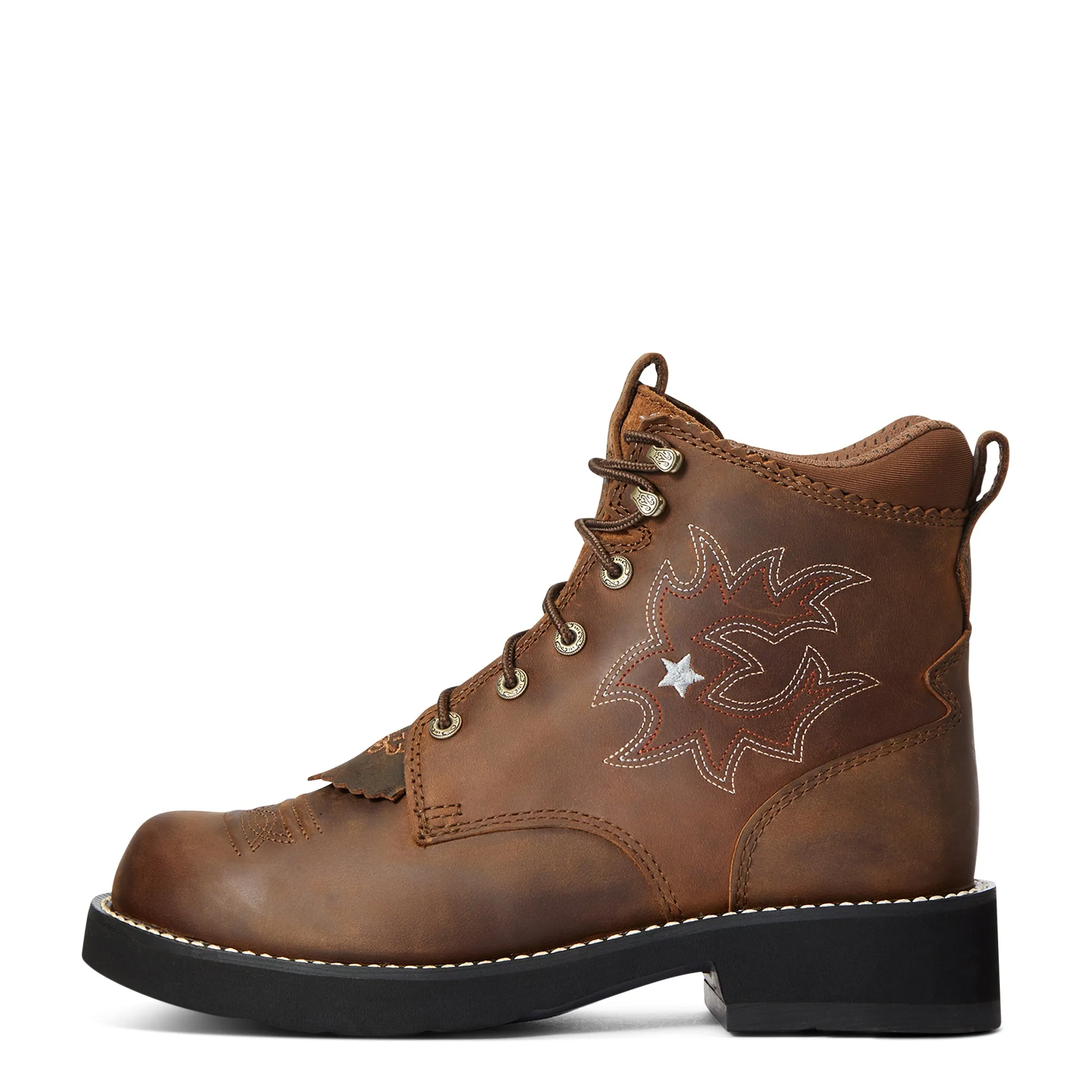Ariat Ladies Probaby Lacer Driftwood Brown Boots 10001090