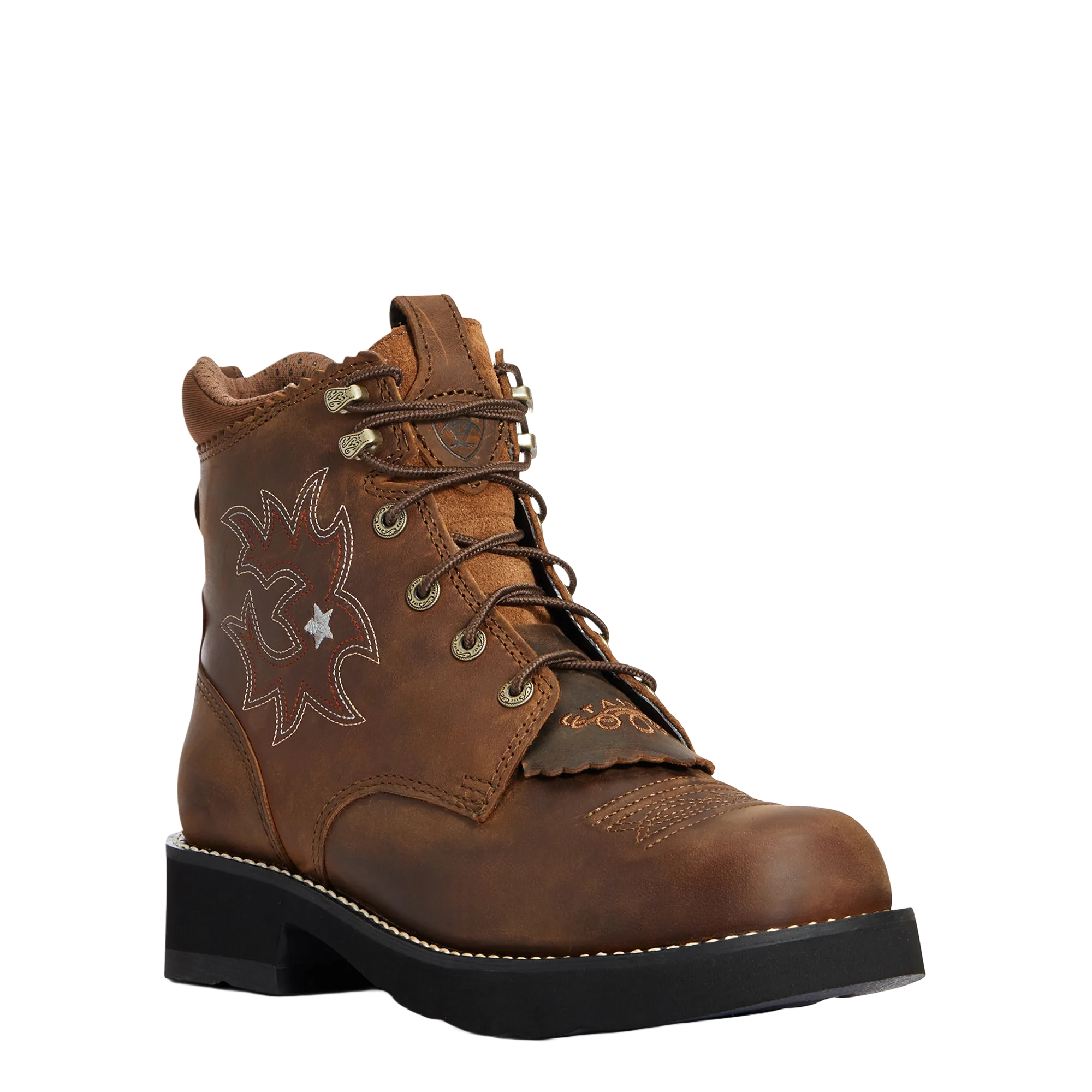 Ariat Ladies Probaby Lacer Driftwood Brown Boots 10001090