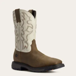 Ariat® Men's "WorkHog" Western Work Boots - Rye Brown