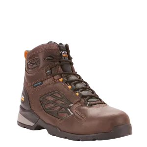 Ariat Men's Rebar Flex 6" H2O Dark Brown Composite Toe Work Boots 10025006