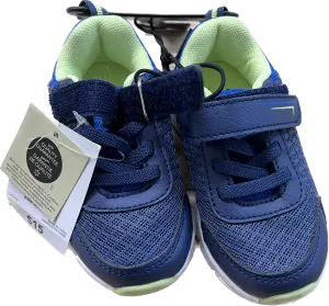 Athletic Works Sneakers – Navy Blue & Green (Size 7)