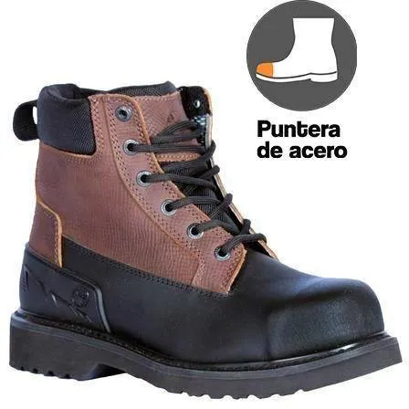 BE191 Berrendo Short Boot Water Resistance Steel Toe Brown