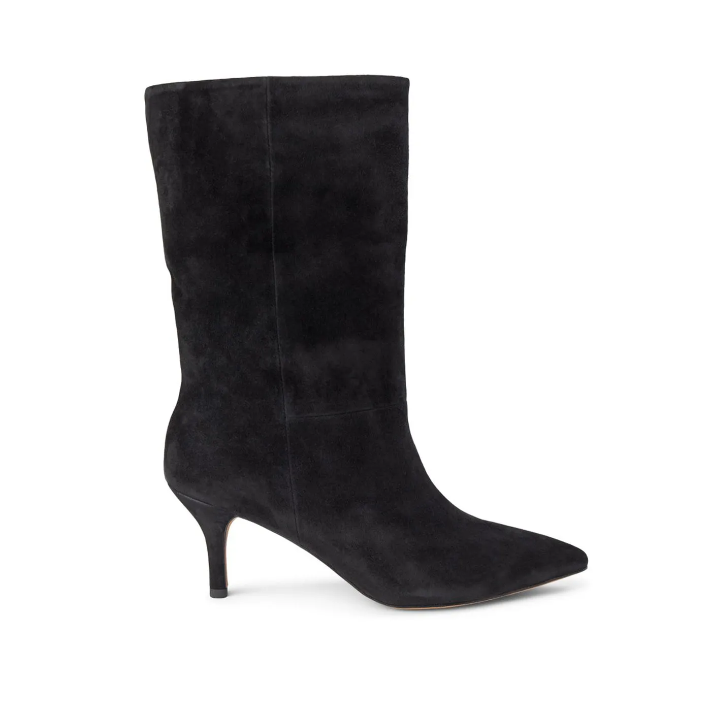Bergit boot suede - BLACK