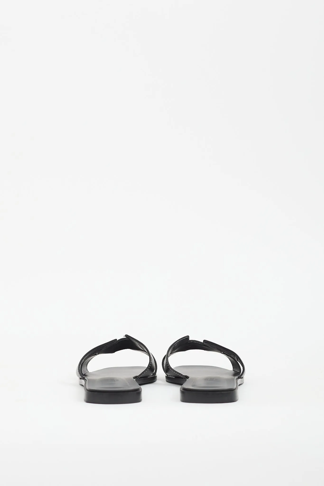 Black Leather Oran Sandal
