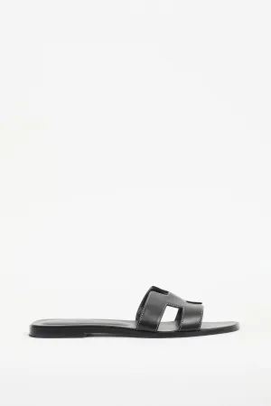 Black Leather Oran Sandal