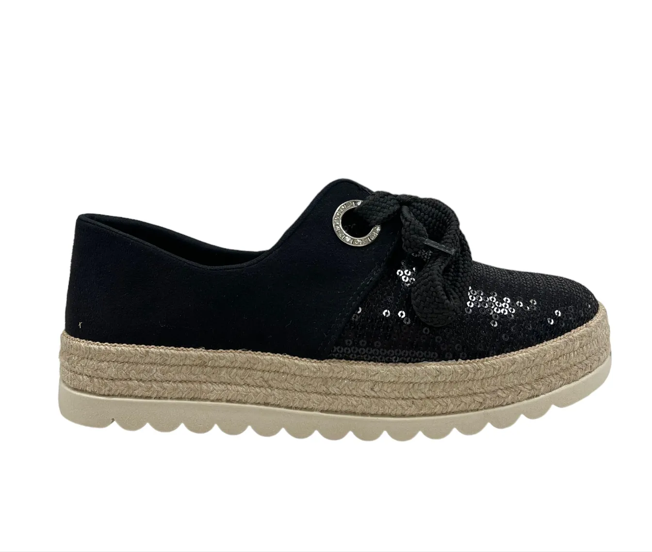 Black Platform Espadrille
