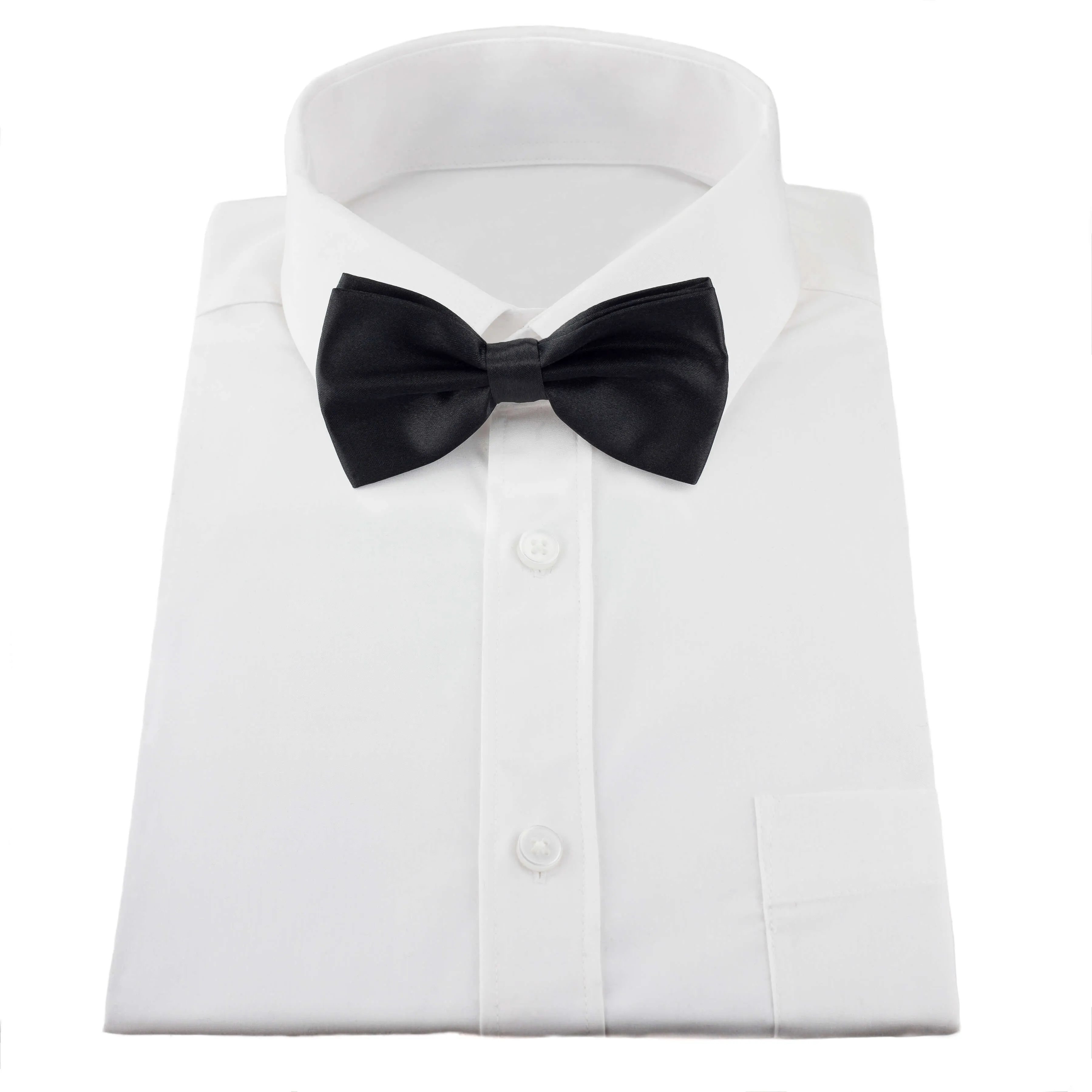 Black Silk Bow Tie