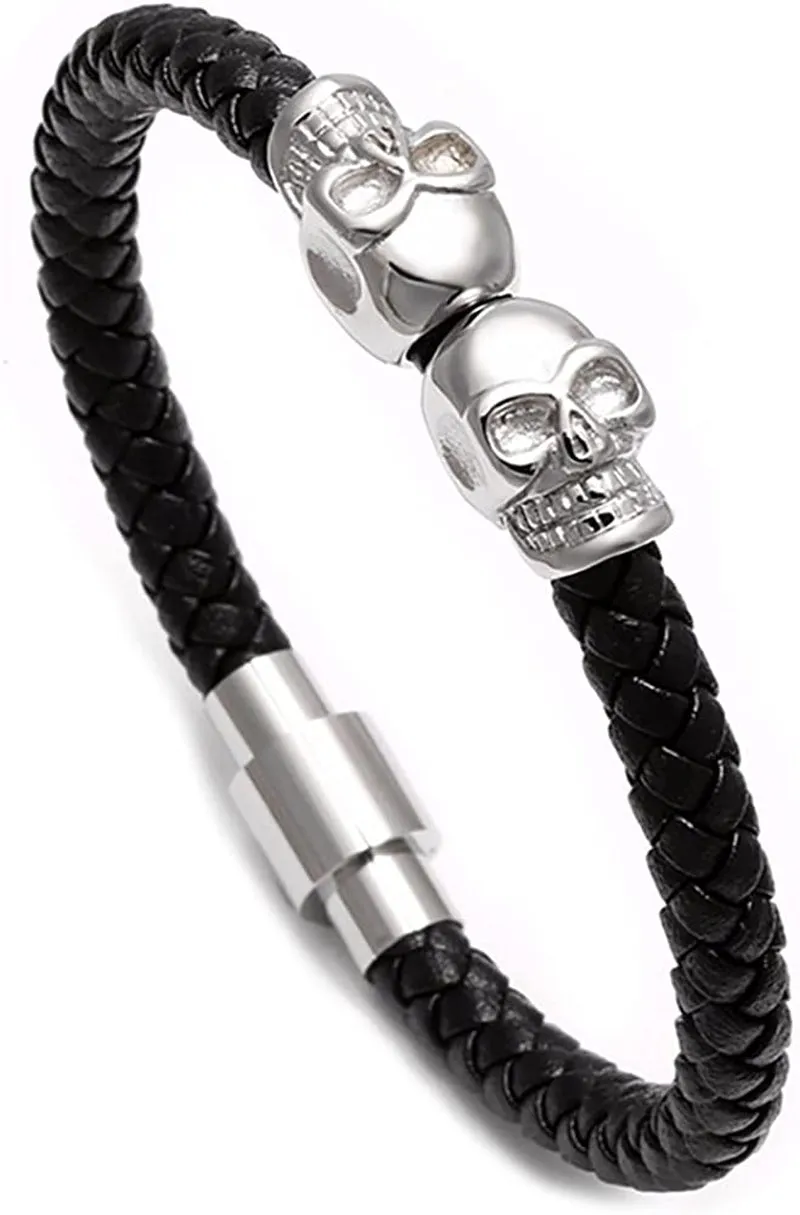 Braided Leather Bracelet for Men