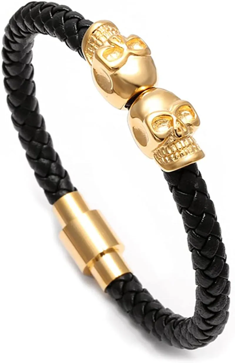 Braided Leather Bracelet for Men