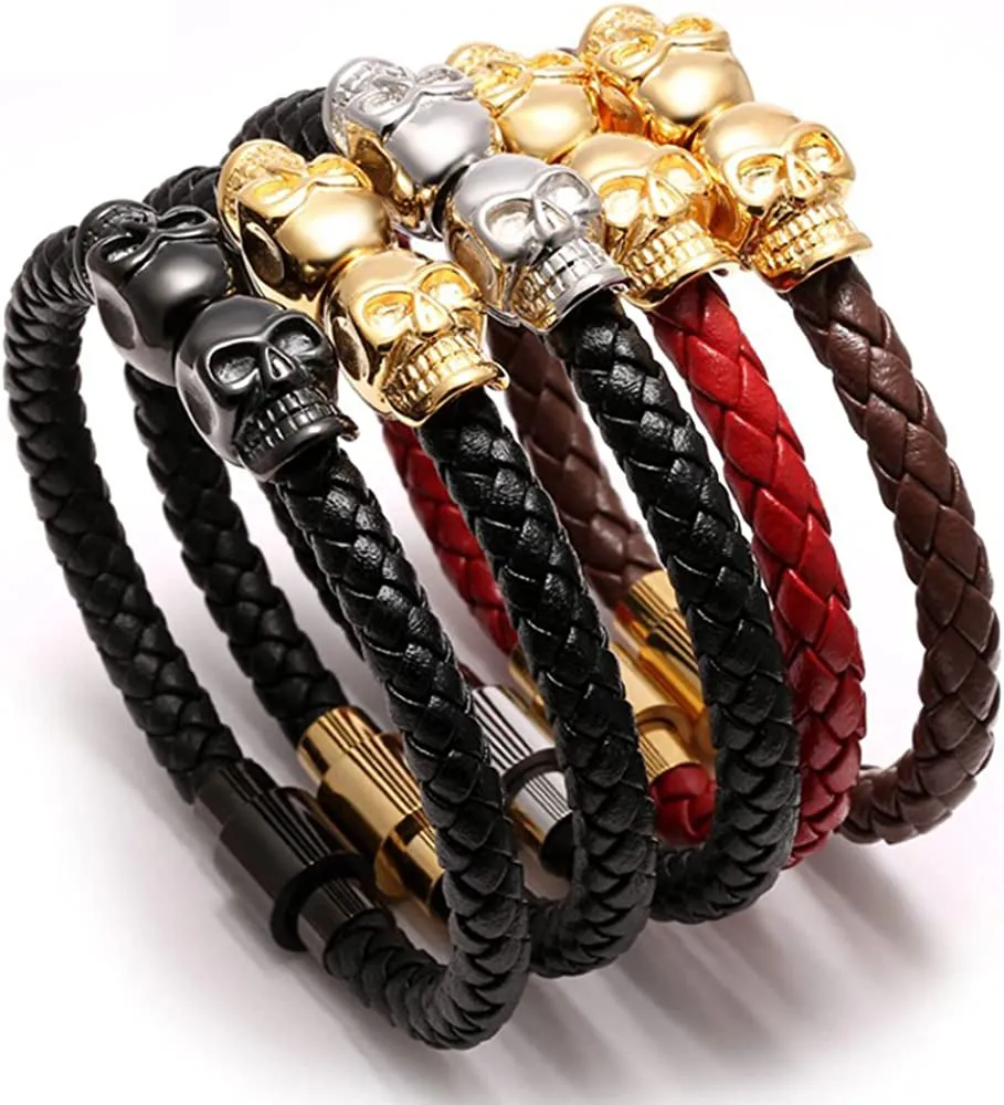 Braided Leather Bracelet for Men
