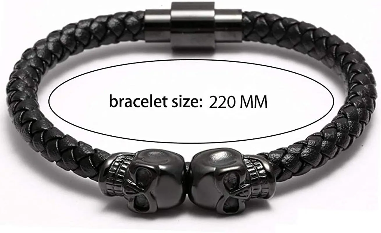 Braided Leather Bracelet for Men