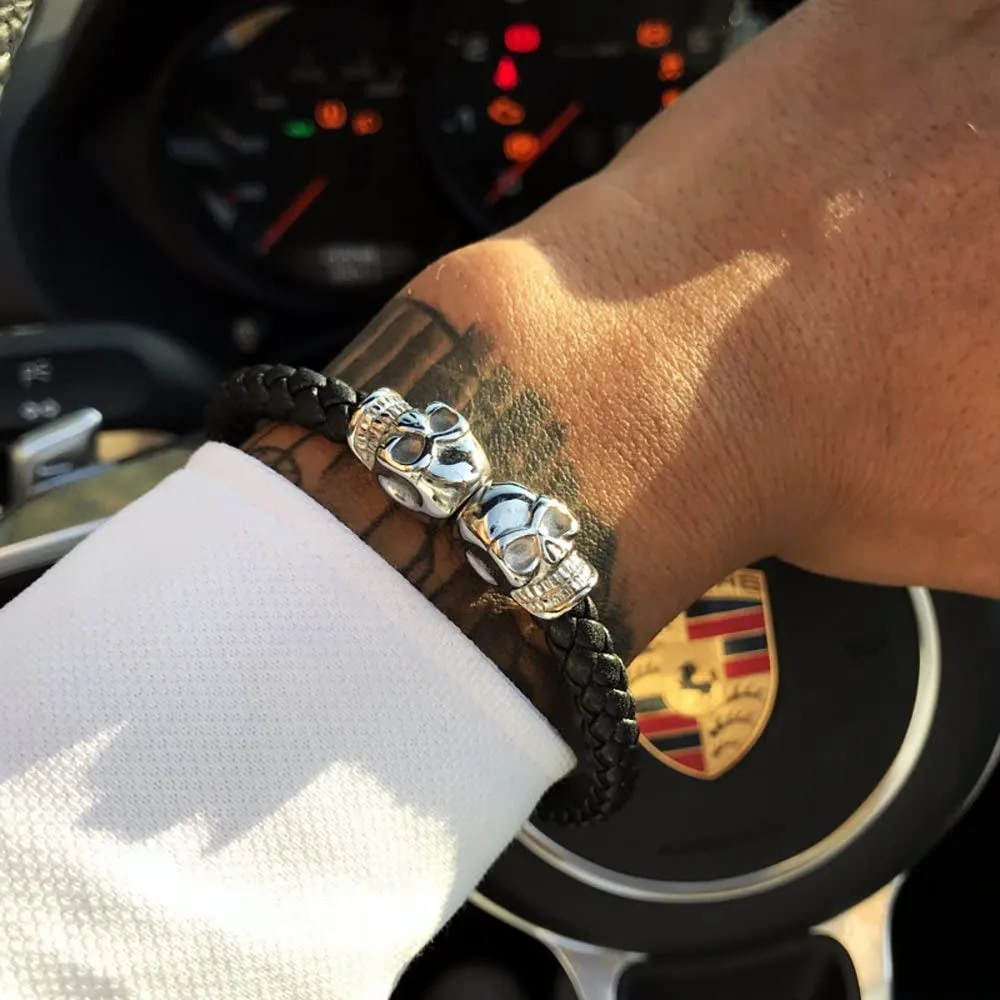 Braided Leather Bracelet for Men