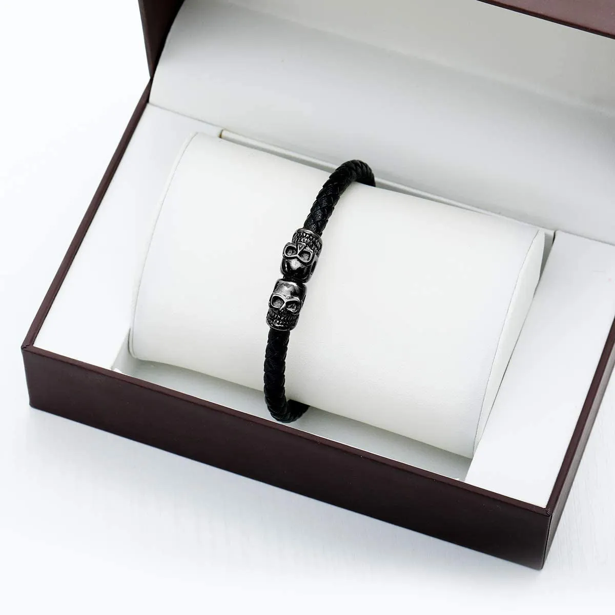 Braided Leather Bracelet for Men