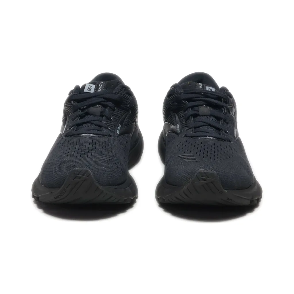 Brooks Adrenaline 19 Sport Shoes Leather Black Colour For Women