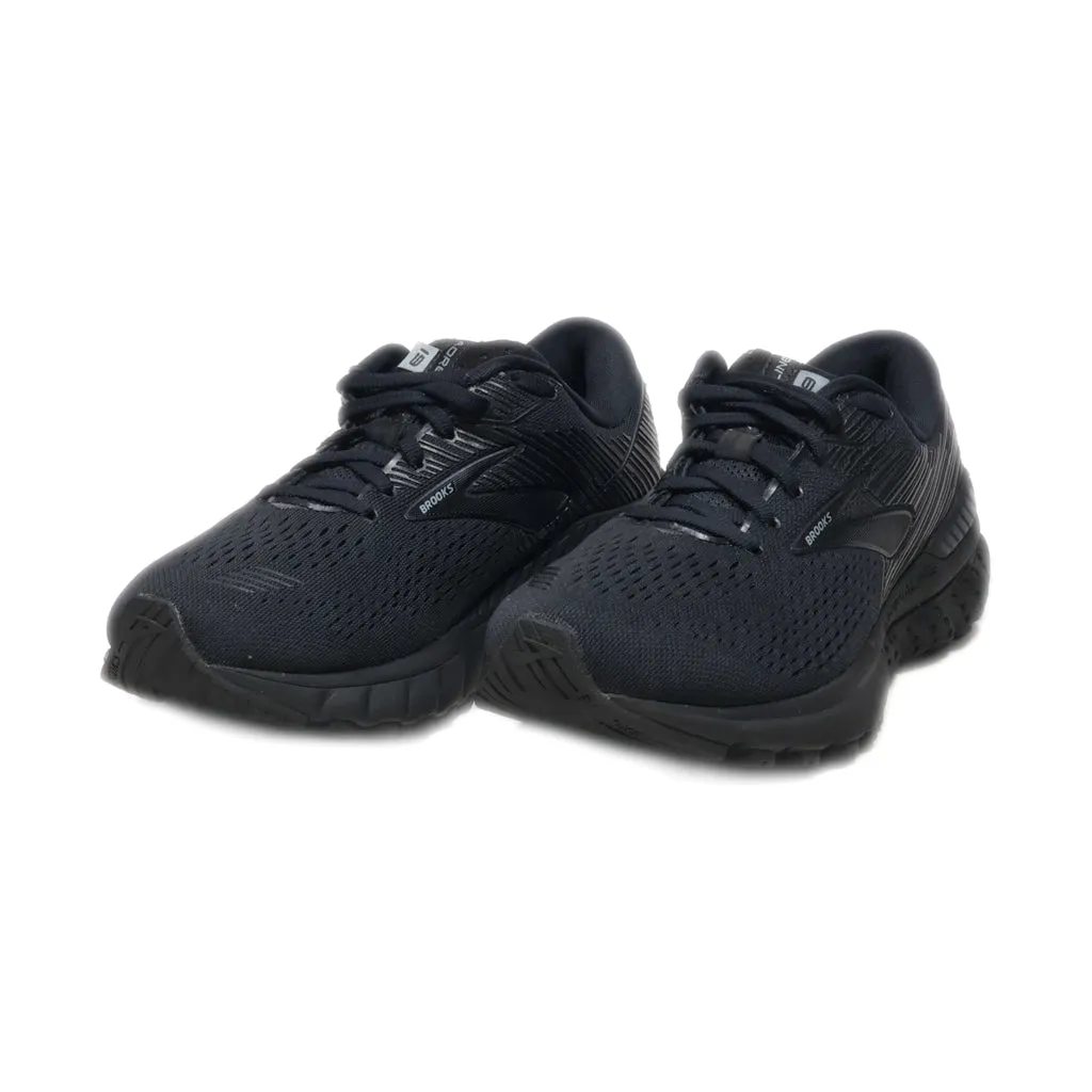 Brooks Adrenaline 19 Sport Shoes Leather Black Colour For Women