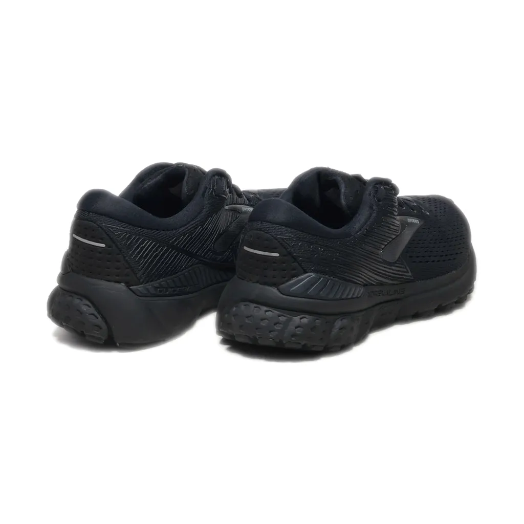 Brooks Adrenaline 19 Sport Shoes Leather Black Colour For Women