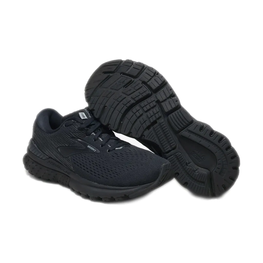 Brooks Adrenaline 19 Sport Shoes Leather Black Colour For Women