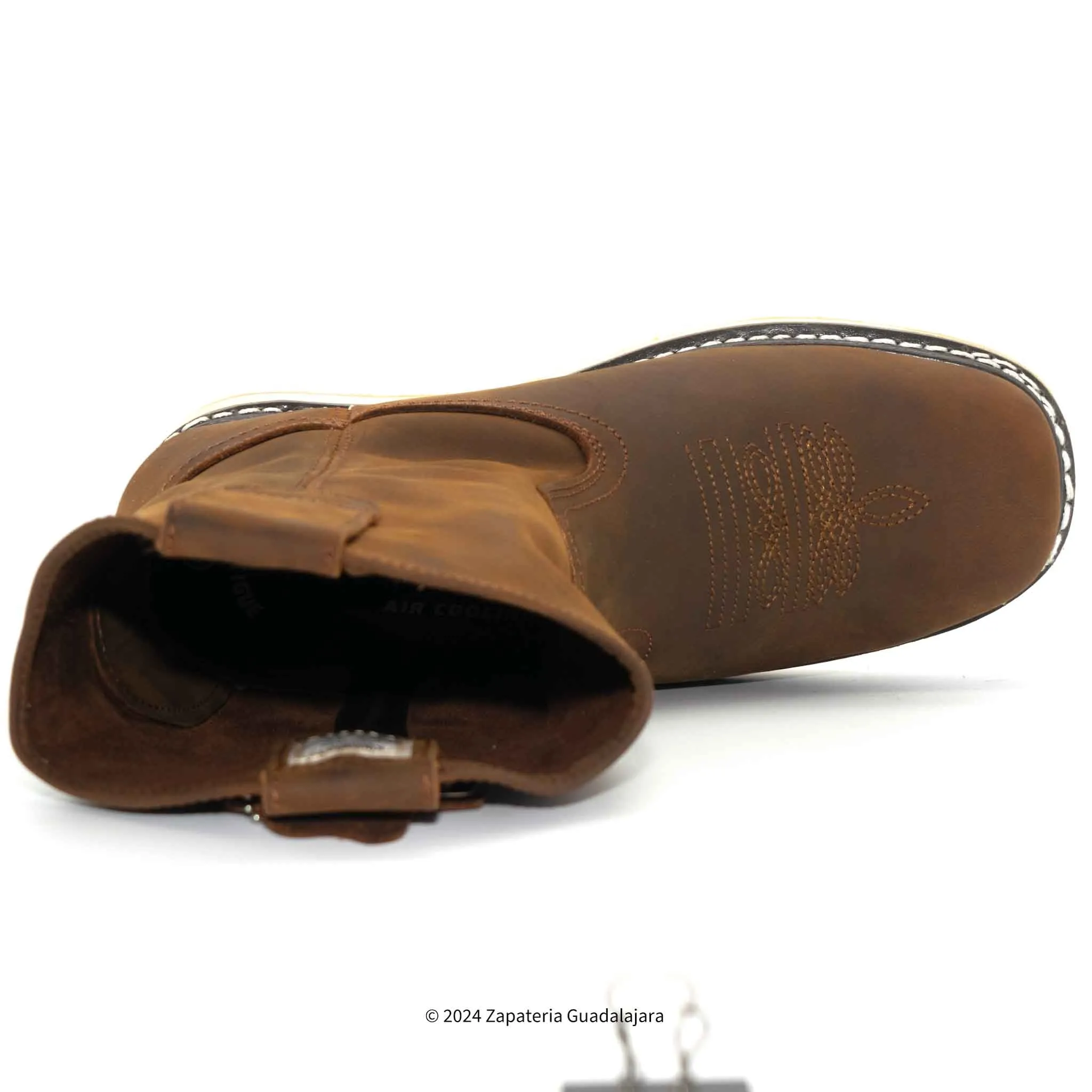 CALEXICO SOFT TOE 10" PULL ON SAND GRASSO DOUBLE DENSITY MEN LEATHER WORK BOOT -920