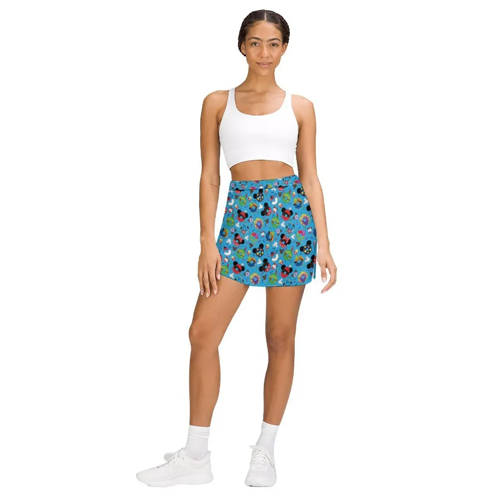 Character Donuts Athletic A-Line Skirt With Pocket