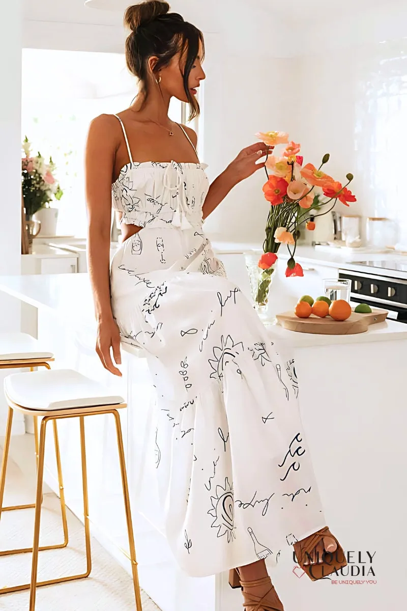 Clarissa Bandeau Swing Maxi Dress