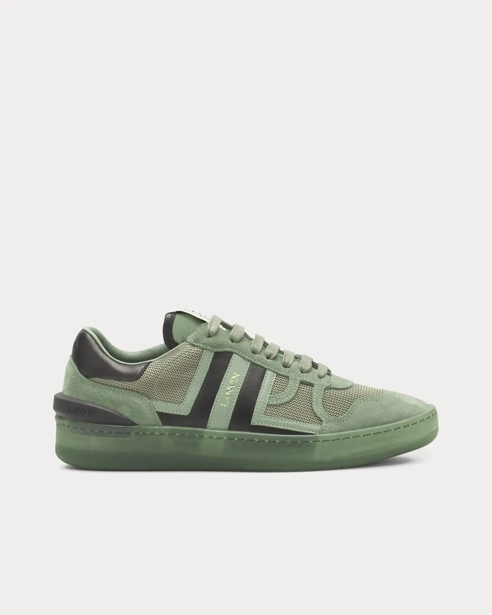 Clay Mesh Vert De Gris Low Top Sneakers