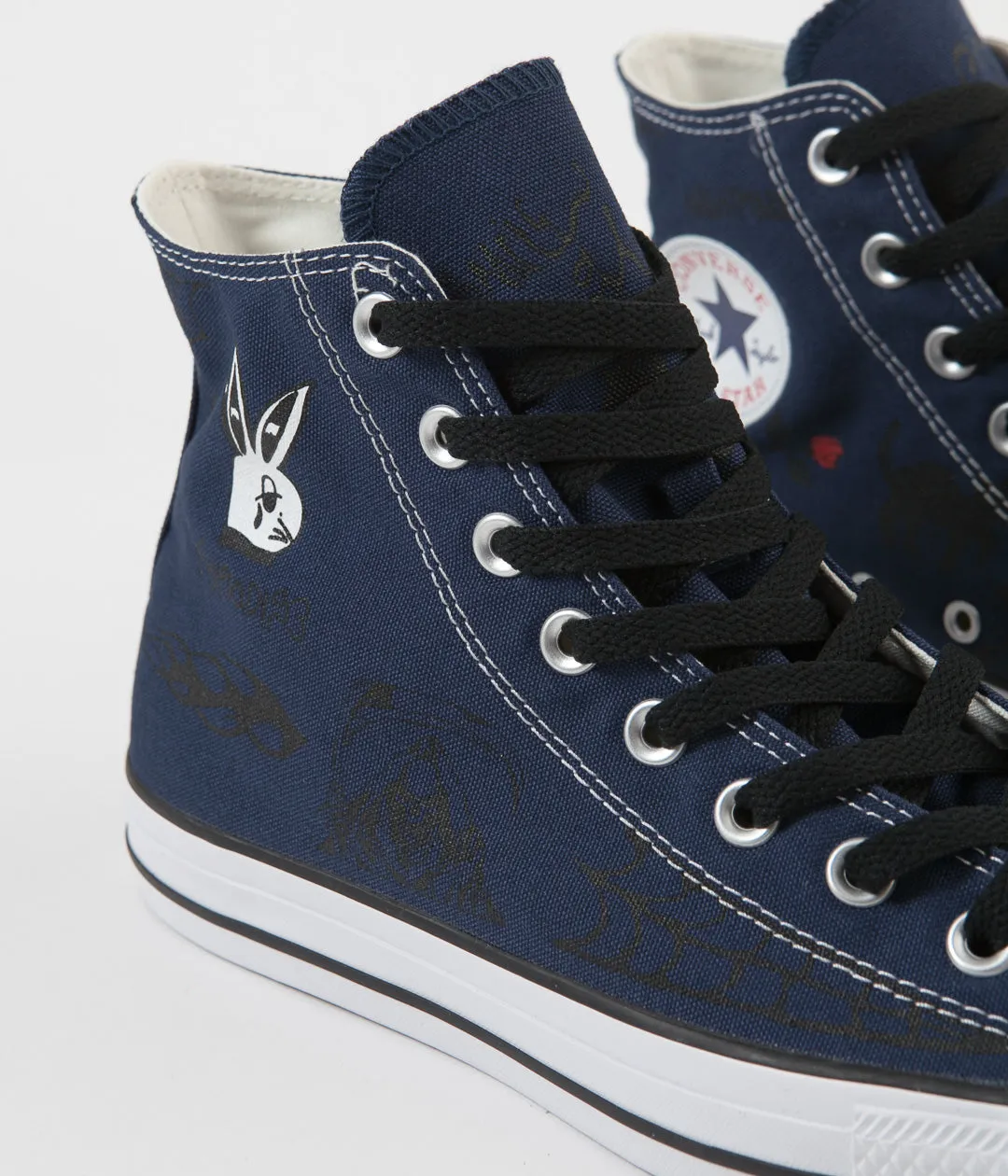 Converse CTAS Sean Pablo Hi Shoes - Navy / Black / White
