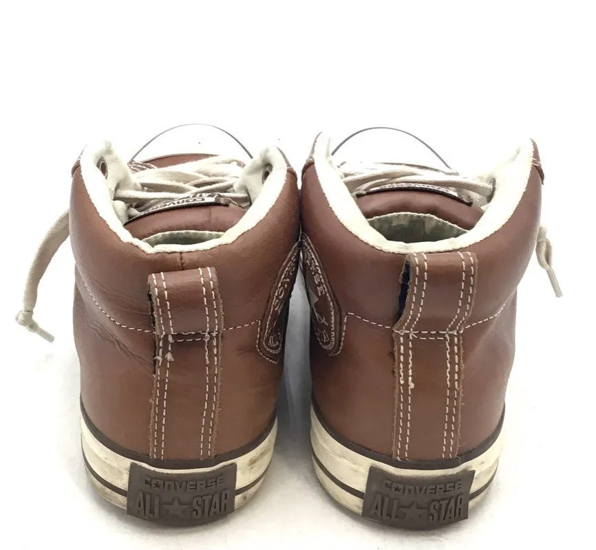 Converse Men's 136420C Brown Leather Athletic Shoes - Size 7