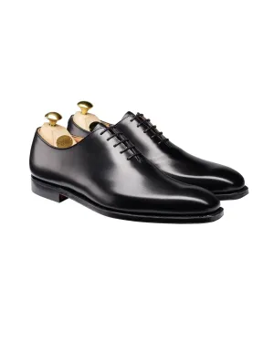 Crockett & Jones Alex Whole Cut Black Calf Oxford Shoes