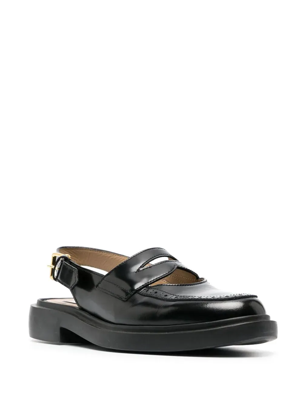 Cut Out Slingback Penny Loafer