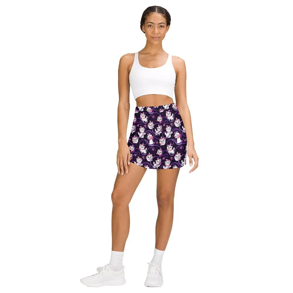 Disney Aristocats Marie Because I'm A Lady Athletic A-Line Skirt With Pocket