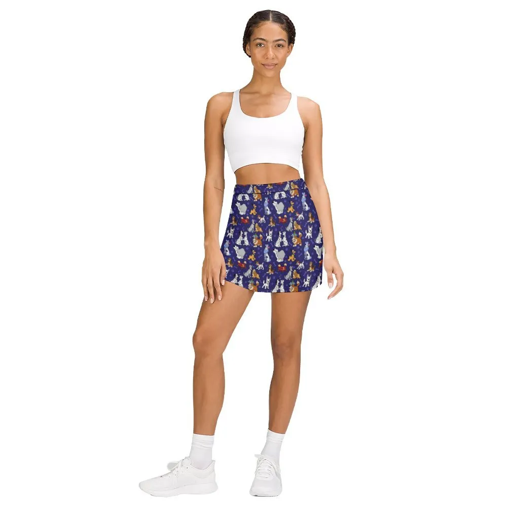 Dog Favorites Athletic A-Line Skirt With Pocket